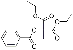 Molecular Structure of 111588-71-7 (Propanedioic acid, 2-(benzoyloxy)-2-Methyl-, 1,3-diethyl ester)